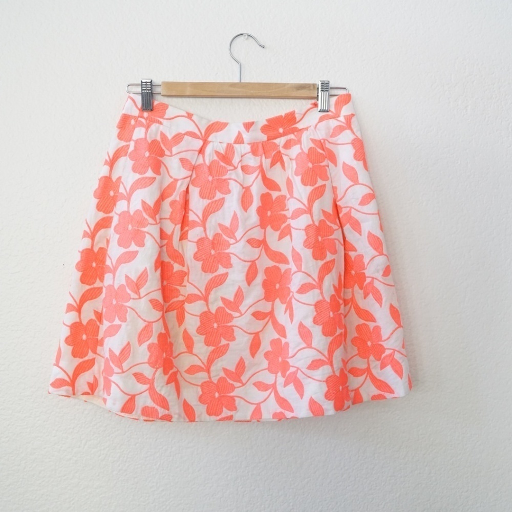 J. CREW Floral pleated mini skirt 2 JCREW